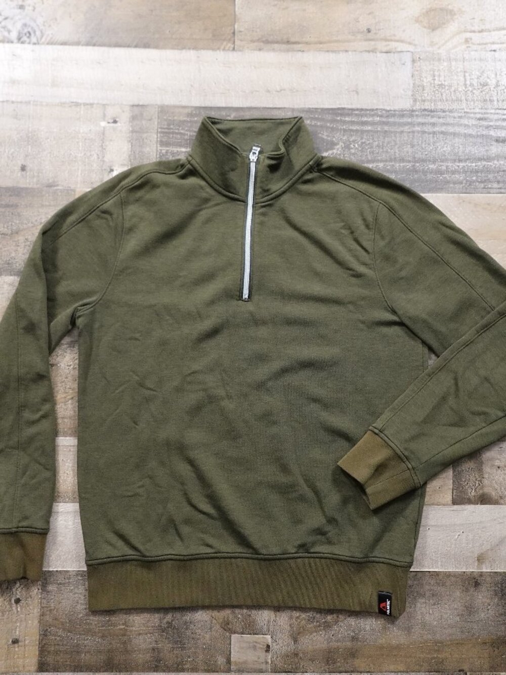 Banana Republic Polartec Half Zip Pullover Men’s Medium Military Green Fleece